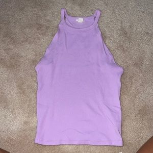 light purple halter top